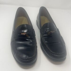 G.H. Bass Weejuns Diane Penny Loafers Womens Size 10 M Black Leather Dress Shoes